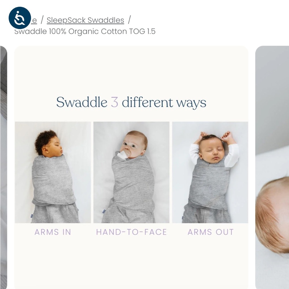 7 Halo Organic Infant Sleep Sack